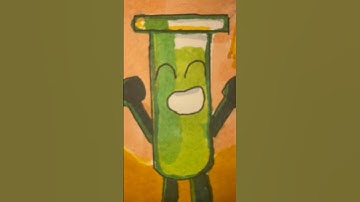 Test tube drawing #inanimateinsanity #objectshow #drawing #ohuhumarkers
