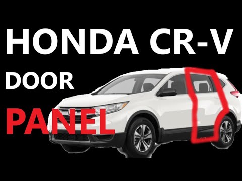 How To remove rear door PANEL on Honda CRV 2018 2017 2019 2016 - YouTube