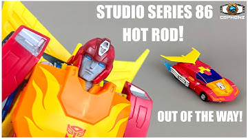 ||Smart transformations|| Studio Series 86 Hot Rod! Transformed + showcase!