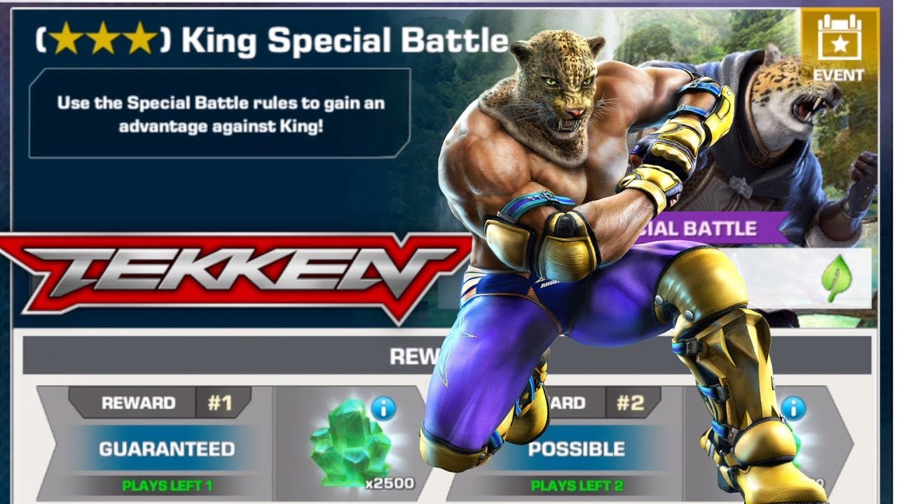 3* SPECIAL BATTLE KING BRING ME MY ELEMENTAL SHARDS | TEKKEN MOBILE 