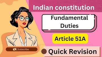 Fundamental Duties | Quick Revision | easy trick