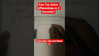 Calculus made Easy: KCSE/GCSE Revision #calculus #maths