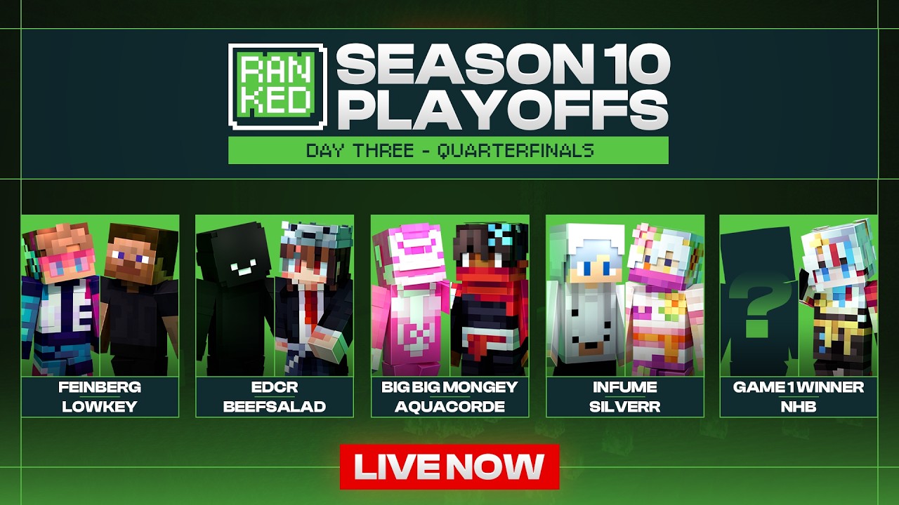 MCSR RANKED SEASON 10 PLAYOFFS - DAY 3