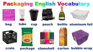 English Vocabulary: Containers and Packaging | Types of Containers Names in English