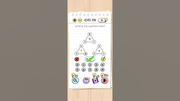 BRAIN TEST LEVEL 278 WHAT IS THE QUESTION MARK ?