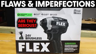 FLEX IMPACT DRIVER Kit From Lowe's Home Improvement (FLAWS & IMPERFECTIONS)