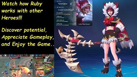 Ruby Gameplay Compilation | Ruby Combo Highlights | Tank Gaming | Mobile Legends | MLBB
