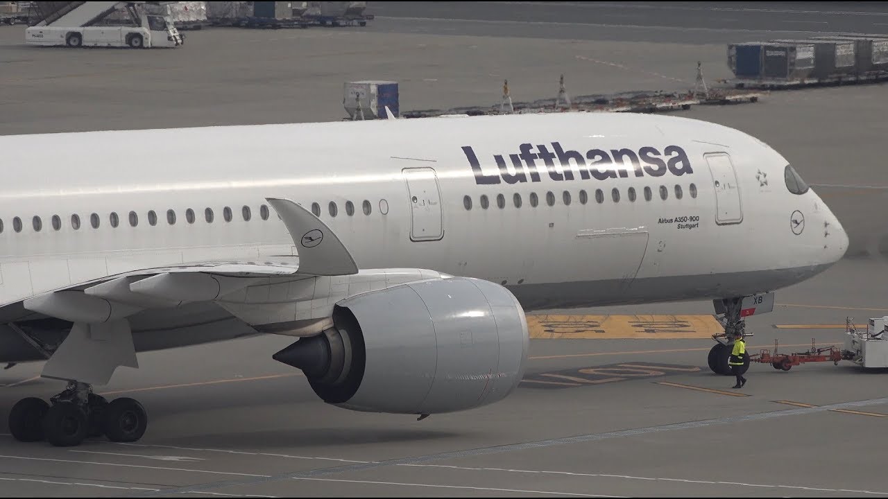 Lufthansa Airbus A350-900 D-AIXB Pushback [HND/RJTT]