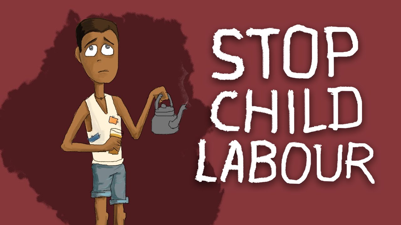 Stop Child Labour In India Illustrated Poster World Day Against Child Labour 12 June Youtube