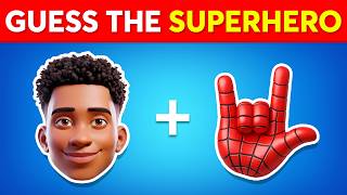 Guess The Superhero By EMOJI? 🕷🦸 Superheroes Emoji Quiz | Mouse Quiz