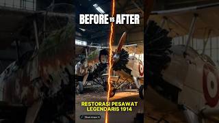 Restorasi Legendaris: Morane-Saulnier Type N (1914). #gambarai #videoai
