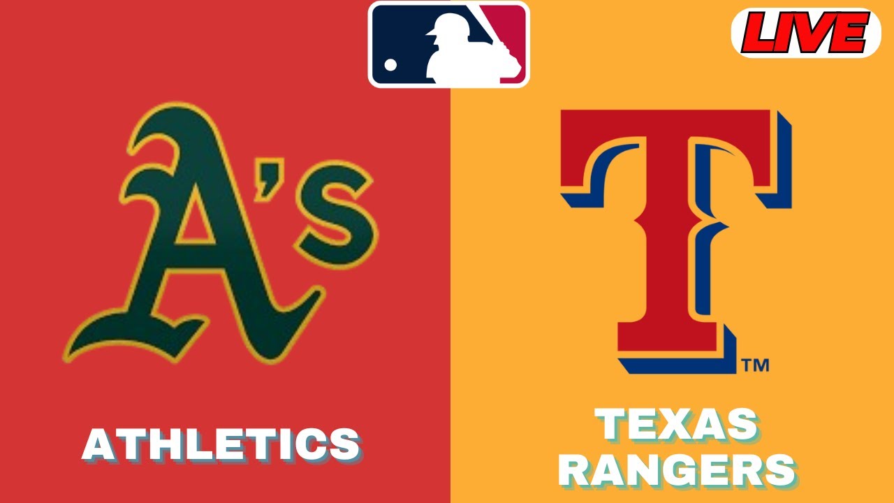 LIVE : Texas Rangers Vs Athletics | MLB 2025 | MLB Live Baseball Score | 09/01/2025