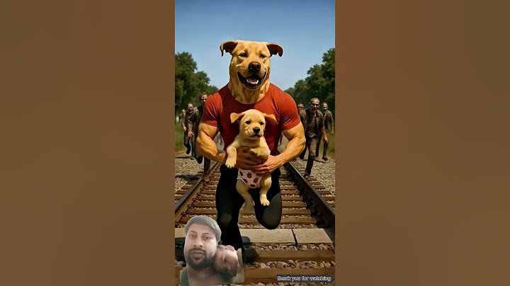 A heroic dog leps into a Zombie train to save his baby #shorts #dog #animation #puppy