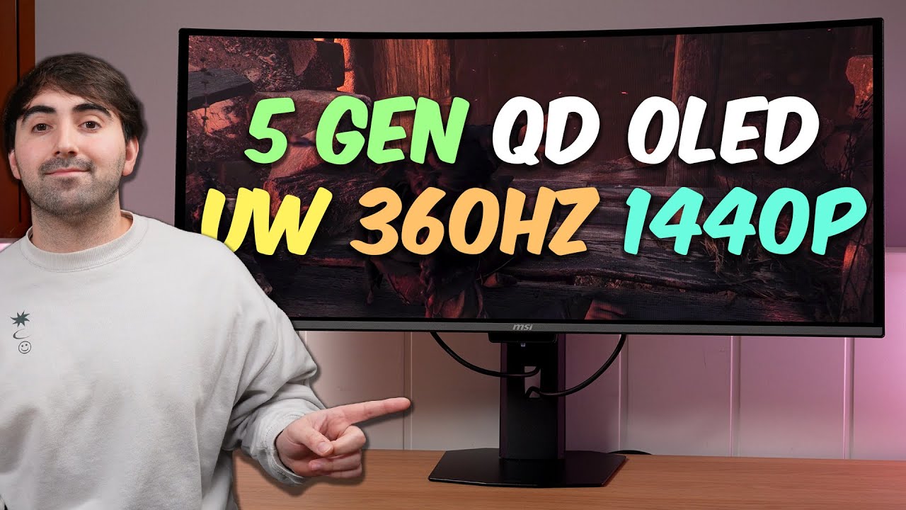 El primer QD-OLED de quinta generación trae MÁS que 360 Hz en Ultrawide 1440p | MSI MPG 341CQR X36