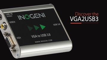 INOGENI VGA Composite to USB 3.0 Capture Device with line Audio