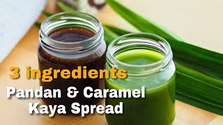 3 Ingredients Pandan Caramel Kaya Spread 15 Minutes Recipe Vegan