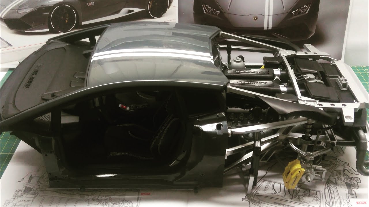 Moteur Pocher 1/8 Lamborghini Huracan + Pièces Diverses – Modélisme Haute Qualité