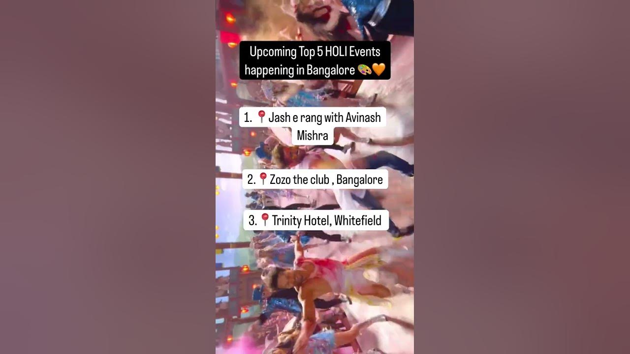 activities in holi