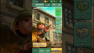 War Heroes: multiplayer battle for free(Opening my first war zone 3 badge crate) screenshot 3