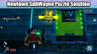 Newtown SubWayne Puzzle Solution | Lego Batman 4 Legacy of the Dark Knight