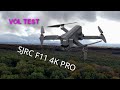 SJRC F11 4K PRO ,VOL TEST , le pied pour un prix en dessous de 175 euro