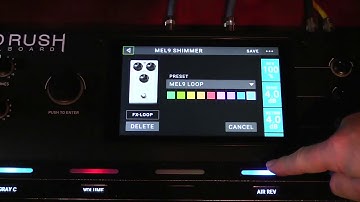 Using the Headrush pedalboard with the Electro Harmonix Mel9