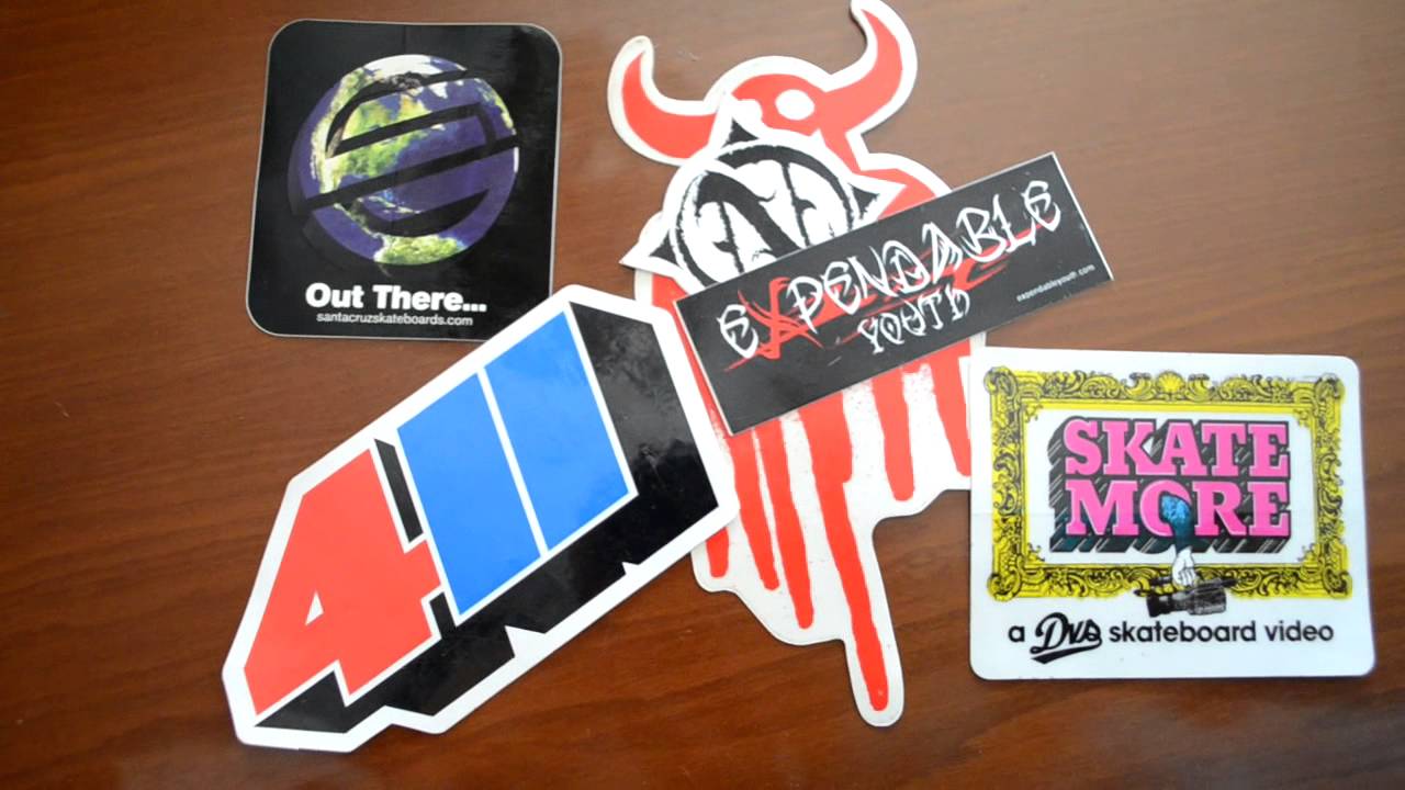 Skate sticker Unboxing trade #1