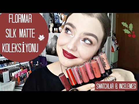 Flormar Silk Matte Likit Ruj Serisi | İnceleme & Swatchları