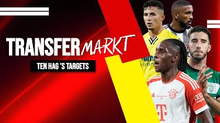 🚨Ten Hag's SUMMER TRANSFER TARGETS !!🚨 | TRANSFERMARKT | MORNING VIEWS | Latest MAN UNITED News!