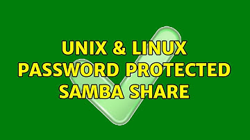 Unix & Linux: password protected samba share