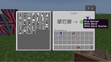 How to make the Union Jack/British flag in Minecraft