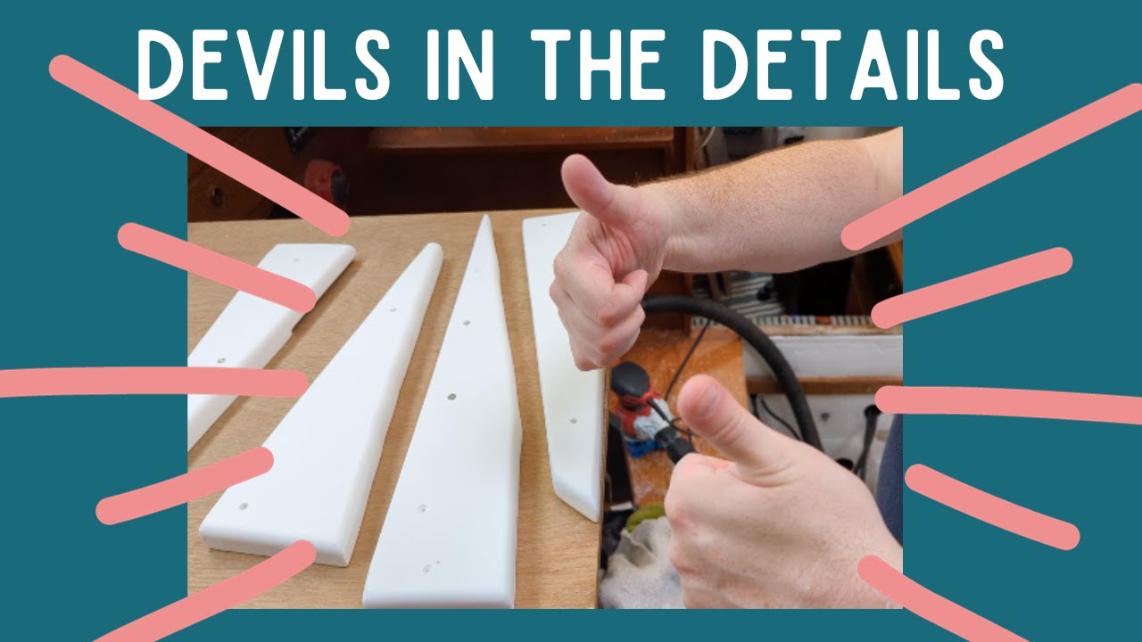 Shaping Bulkhead Supports for our NEW plastic Water Tanks on our 43ft