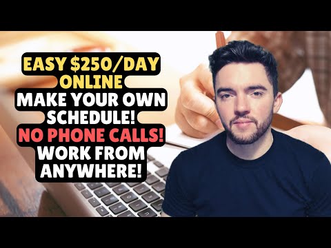 EASY $250/Day Make Your Own Schedule! Non-Phone Work-From-Anywhere Remote Chat Job