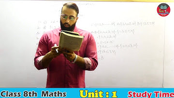 8th Class Mathematics, Chapter 1 (Operation on Sets) REVIEW EXERCISE