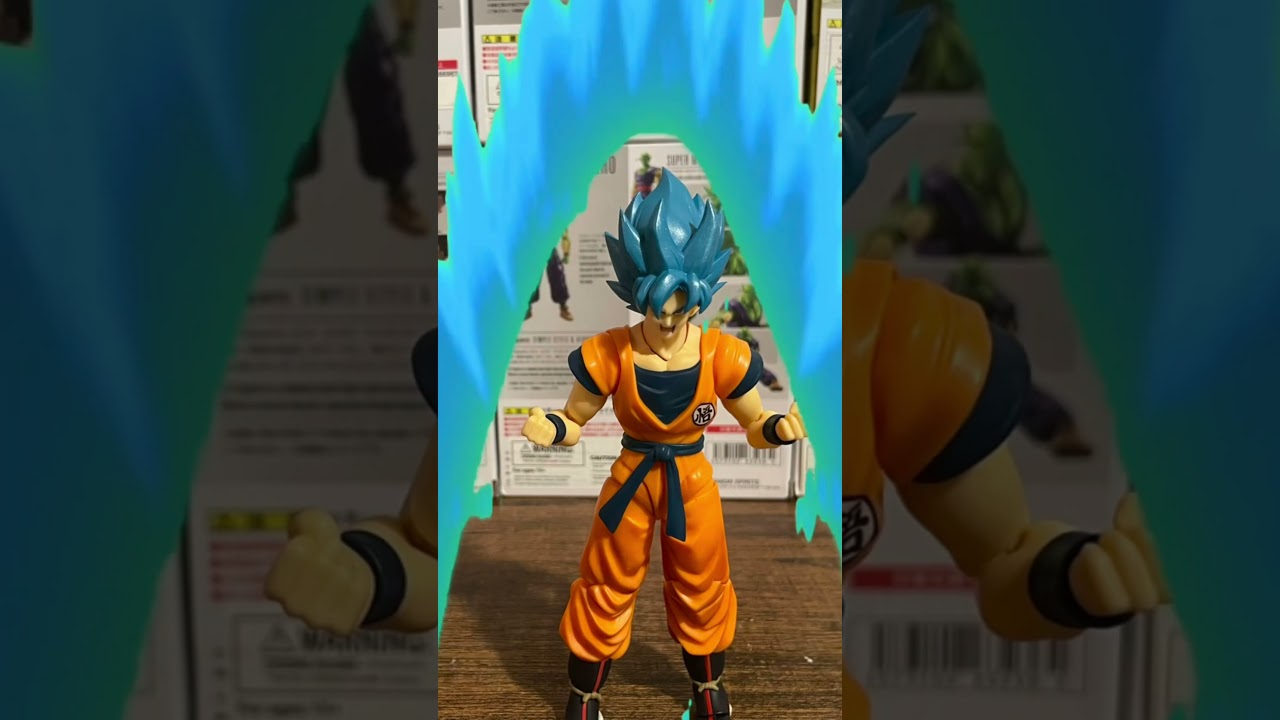 Quick super Saiyan blue stop motion 