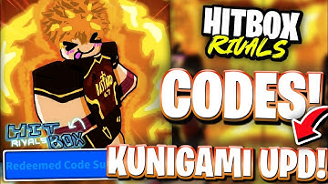 ⚡[KUNIGAMI] ALL BRAND NEW KUNIGAMI UPDATE CODES FOR HITBOX RIVALS! ROBLOX HITBOX RIVALS CODES