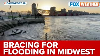 Mississippi River Posing Flood Issues For Midwest As It Continues To Rise From Snowmelt