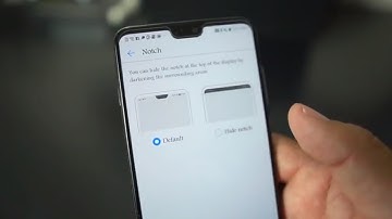 Huawei P20 Pro - Notch Settings - Top Notch!