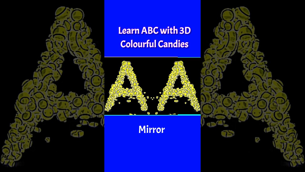 Learn Abc with 3D Colourful Candies Effect Preview 2 Effect Short