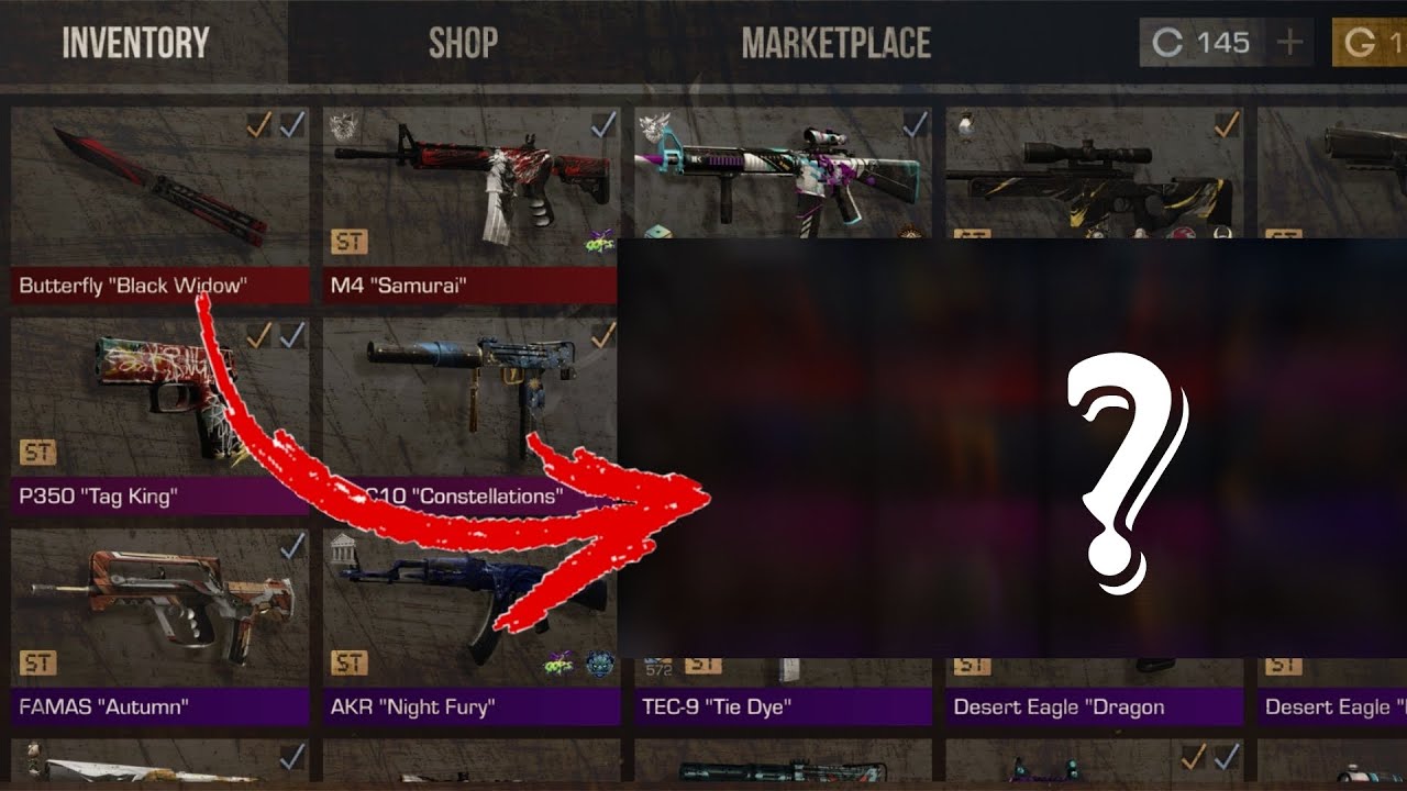 inventory for 3000G! 😱👍 standoff 2 YouTube