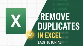 How to Remove Duplicates in Excel | Excel Tips & Tricks #excel #excelformulas 