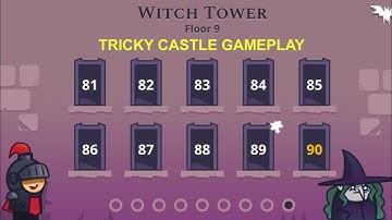 Tricky Castle - Witch Tower Levels 81 to 90 | Android Gameplay Walkthrough @GameOptionChannel 
