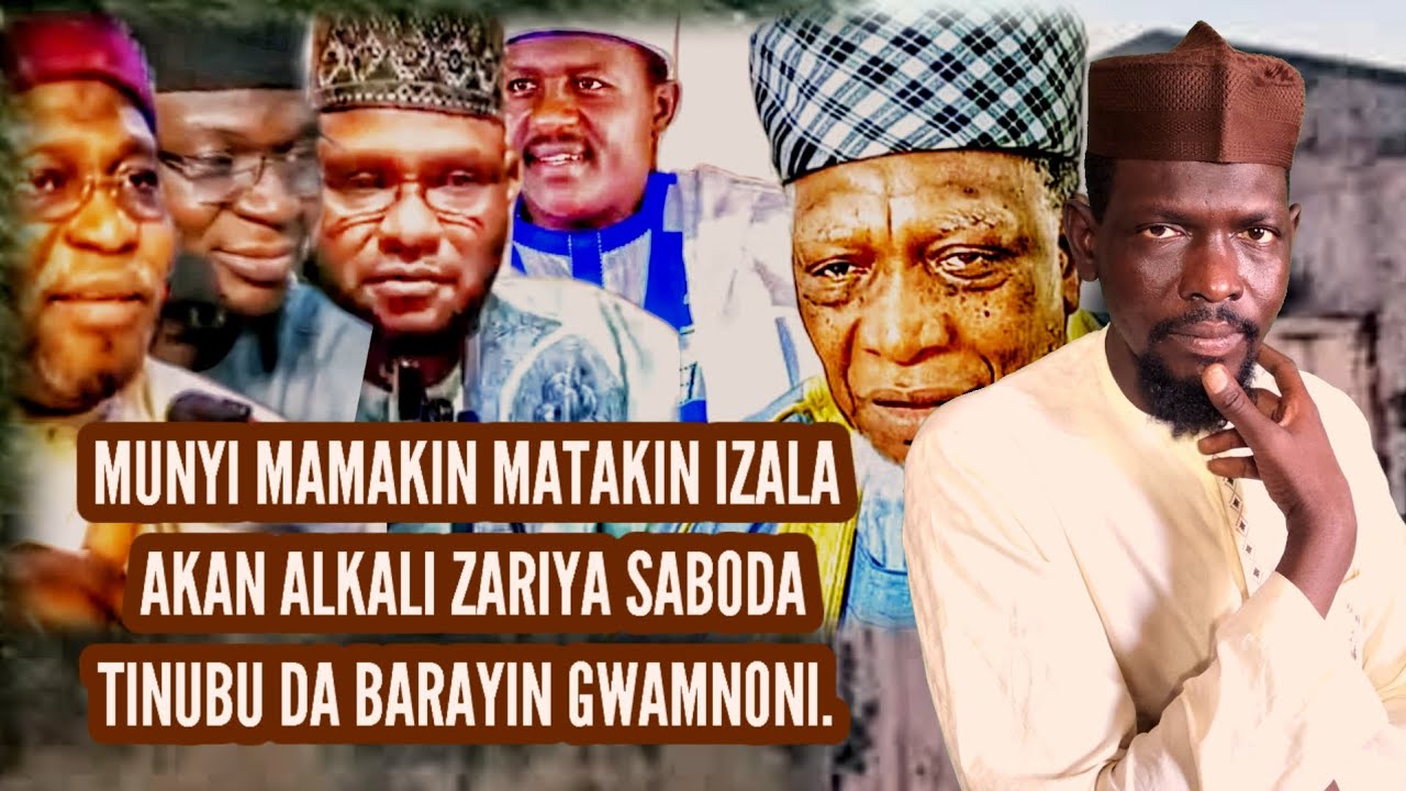Bayan korar Alkali zariya kan sukar tinubu Malamai sun zargi kungiyar izalar jos da jagaliyar siyasa