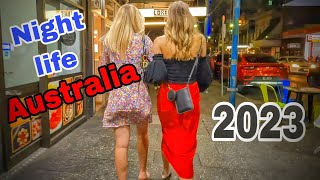 🇦🇺 South Australia nightlife, Adelaide / Sunday walk 2023 [4K] / Hindley street