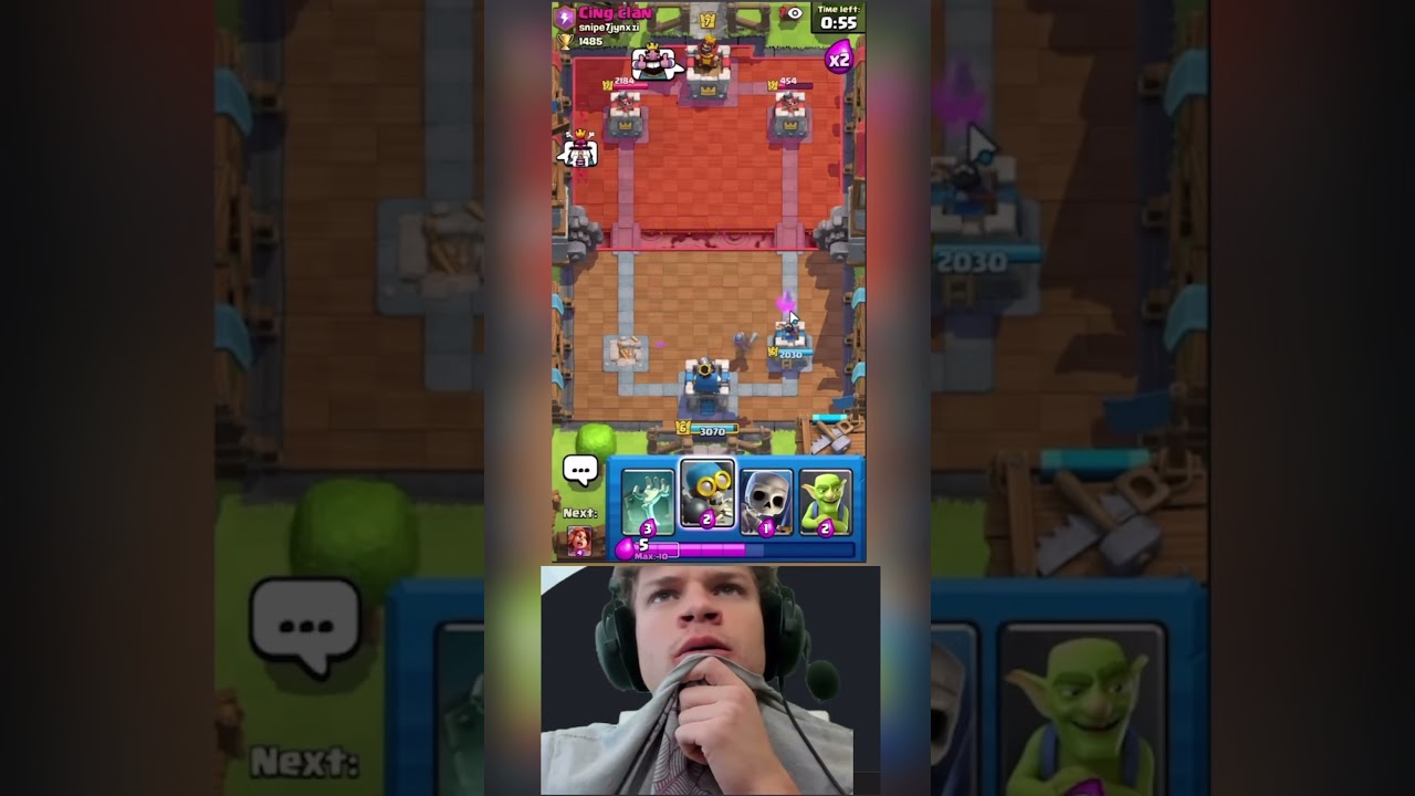 Jynxzi gets stream sniped in clash Royale 