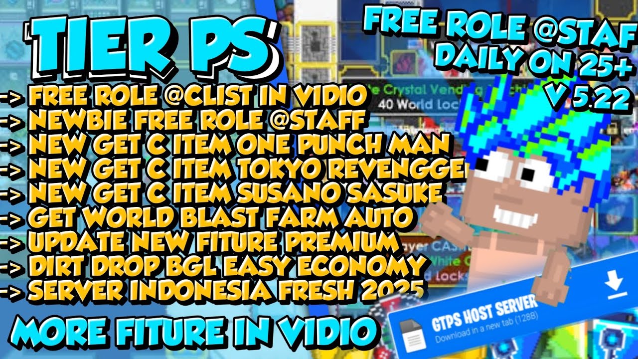 GIVEAWAY ROLE @CLIST// OWNER🤩🔥 || TIER PS || DAILY ON 25+✨🤤 || NEW GET ROLE @STAFF💯 GTPS TERBARU2025