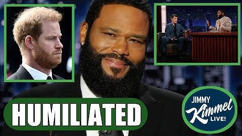 Nathan FILLION WITH Host Anthony Anderson Drastically Humiliated Harry On Jimmy Kimmel Live 