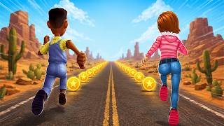 SUBWAY PRINCESS RUNNER VS RUNNER ODYSSEY - Gameplay (Android,iOS) Walkthrough All Levels Update