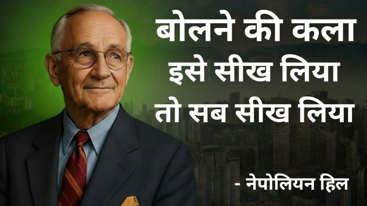 बोलने की कला | Advanced Communication skills | Art of Speaking |Motivational speech By Napoleon Hill
