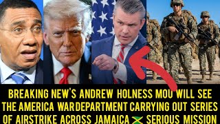 Breaking New's America War department Have Jamaica 🇯🇲 On High Alert As Holness Gives Permission.....